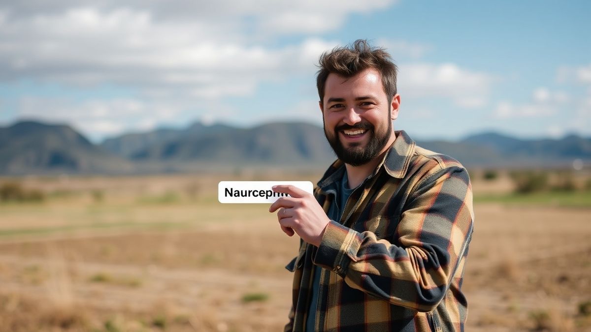 person selecting name from generator interface